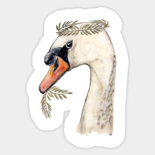 Swan Sticker